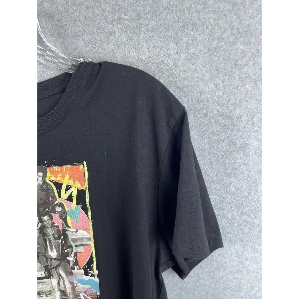 Ghostbusters Don't Cross the Streams Shirt Size XL Black Short Sleeve Tee‎ Retro